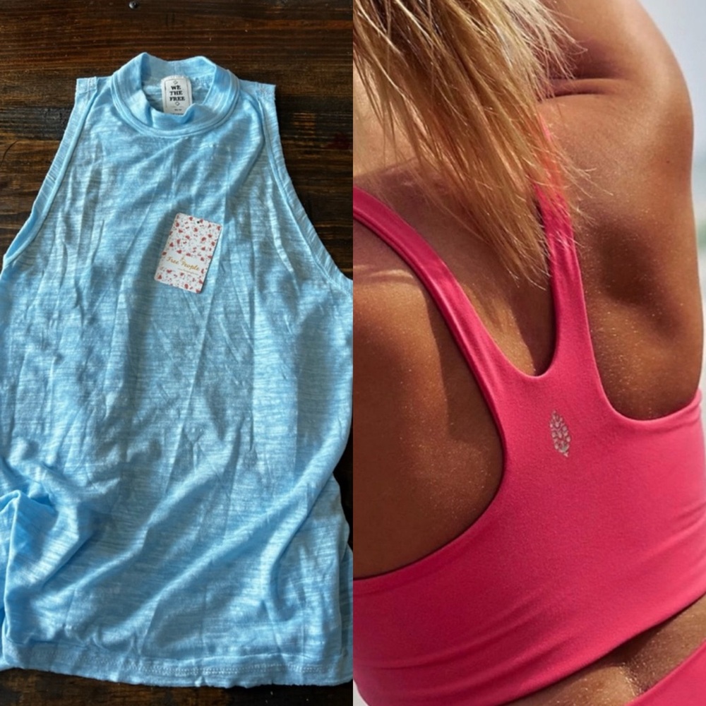 Free People Sports Bra and tank XS